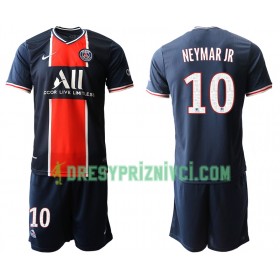 Fotbalový Komplet Paris Saint-Germain Neymar JR 10 Dětské Domácí 2020-2021 Krátký Rukáv (+ trenýrky)